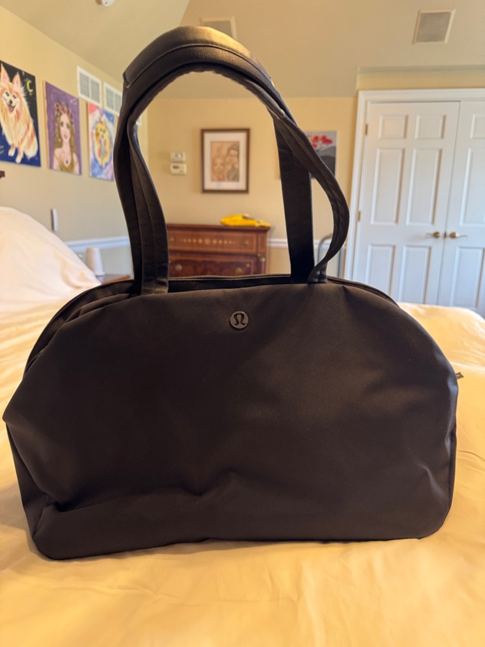 Lululemon Black Gym Bag